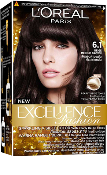 Excellence Fashion Hair Color 6 1 Beige Medium Brown