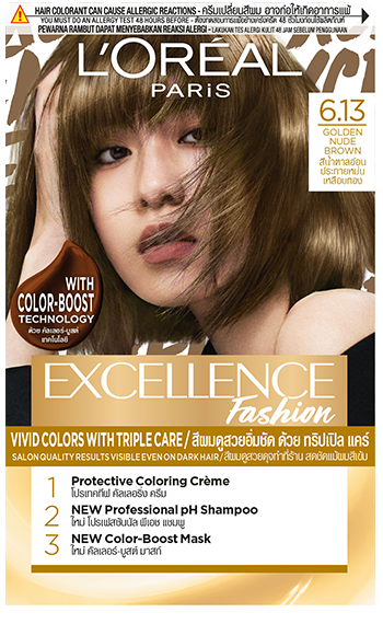 Excellence Fashion Hair Color  Golden Nude Brown